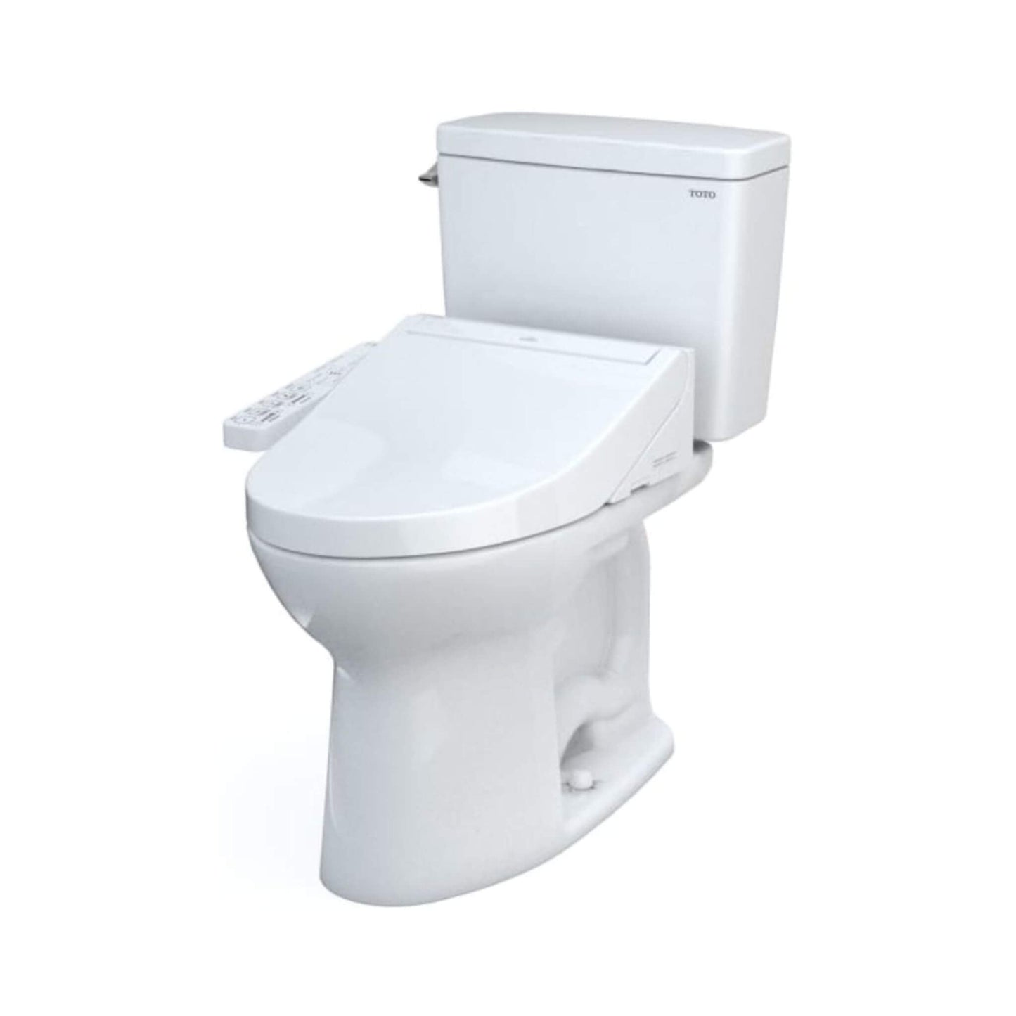 TOTO Drake 1.6 GPF and Washlet C2 with Left Hand Lever Elongated Bidet Toilet