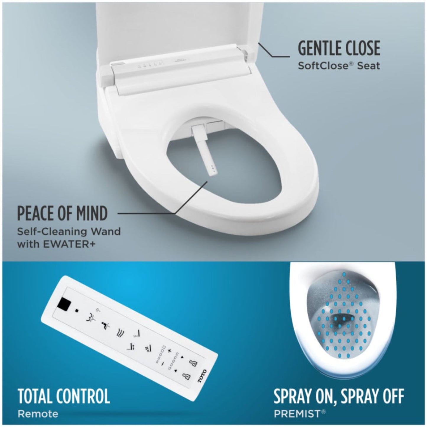 TOTO Drake 1.28 GPF Washlet Elongated Toilet with C5 Bidet Seat