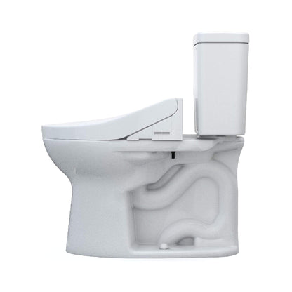 TOTO Drake 1.6 GPF ELongated Chair Height Toilet with C5 Soft Close Bidet Seat