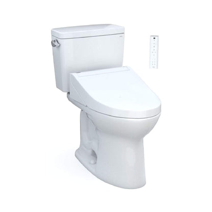 TOTO Drake 1.6 GPF ELongated Chair Height Toilet with C5 Soft Close Bidet Seat