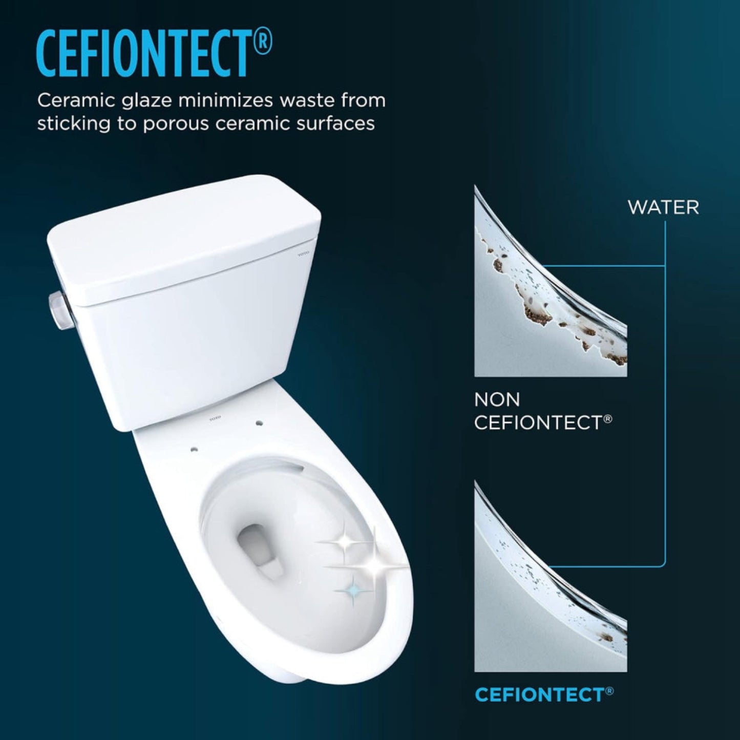 TOTO Drake C5 Bidet Seat with 1.6 GPF Tornado Flush