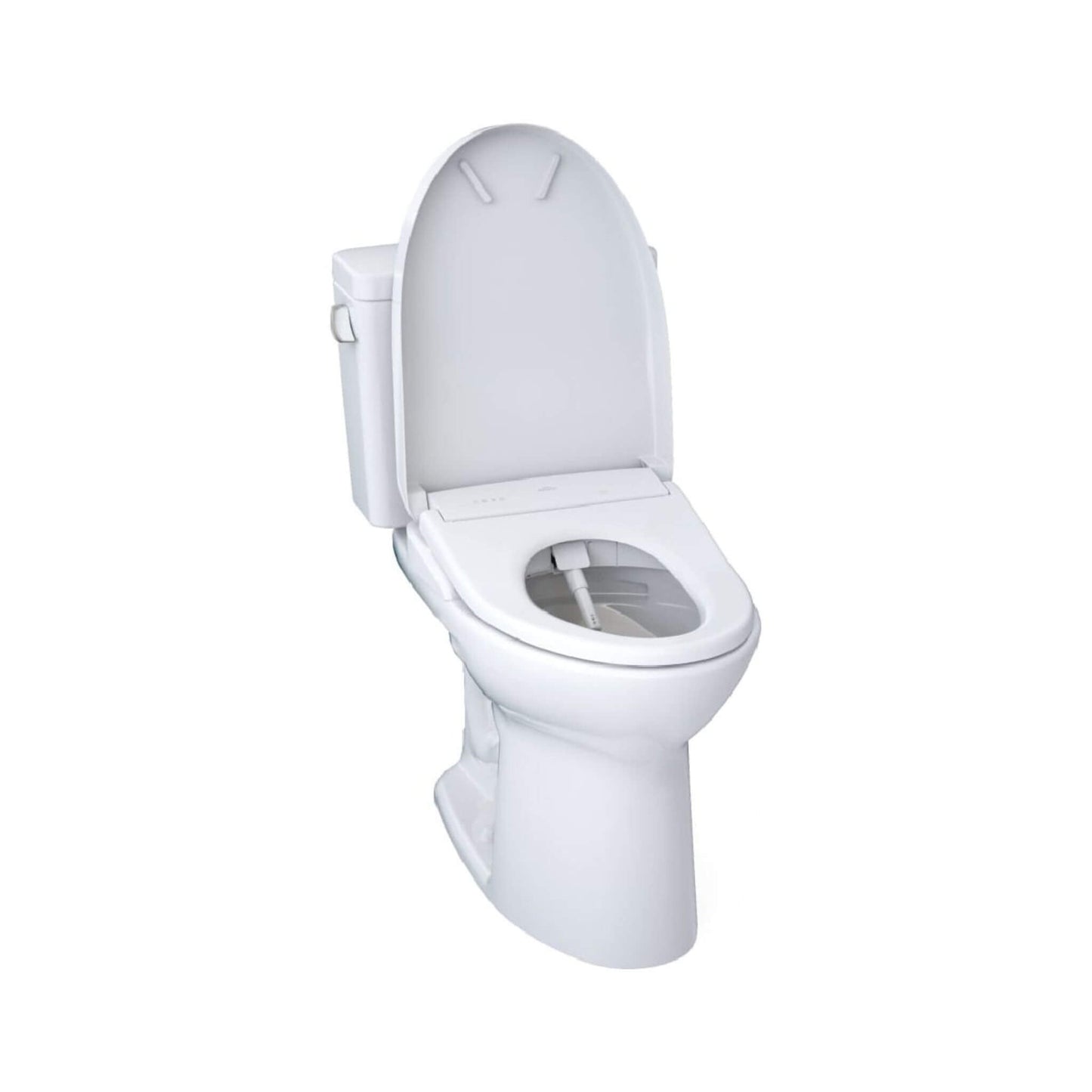 TOTO Drake 1.28 GPF Universal Height Toilet with Washlet S7 Bidet Seat and 10" Rough-In