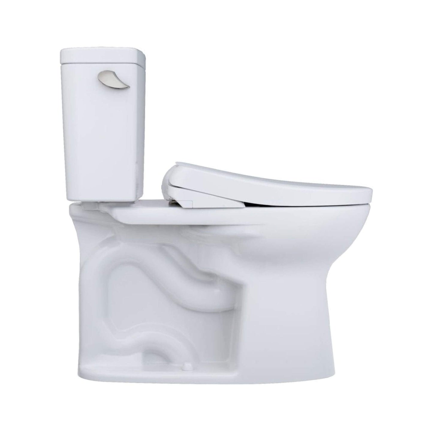 TOTO Drake 1.28 GPF Universal Height Toilet with Washlet S7 Bidet Seat and 10" Rough-In