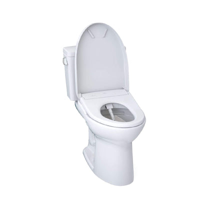 TOTO Drake 1.28 GPF Two Piece Washlet Elongated Toilet Seat with S7 Heated Bidet Seat and EWater+