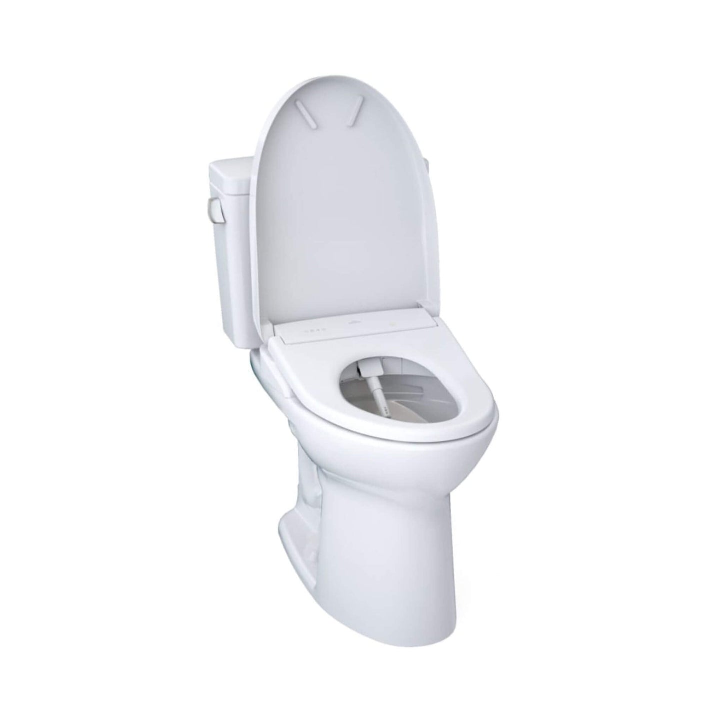 TOTO Drake 1.6 GPF Elongated Chair Height Toilet with Washlet S7 Heated Bidet Seat and Night Light
