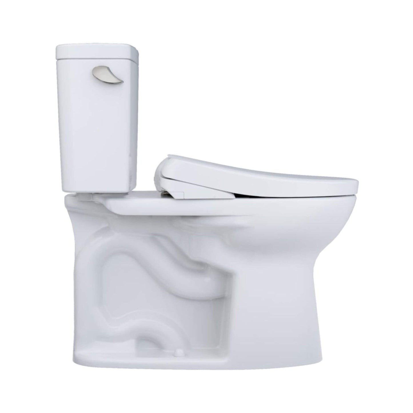 TOTO Drake 1.6 GPF Elongated Chair Height Toilet with Washlet S7 Heated Bidet Seat and Night Light