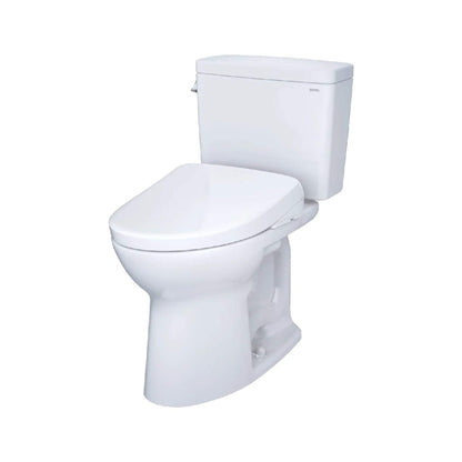 TOTO Drake 1.6 GPF Elongated Chair Height Ewater Toilet with Washlet S7A Auto Flush