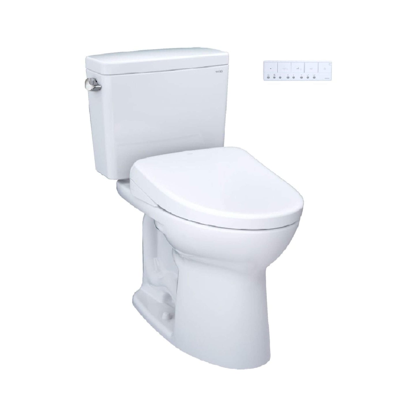 TOTO Drake 1.6 GPF RH Washlet Electric Bidet Toilet Seat with S7 Heated Bidet Seat and EWater+ Cleaning