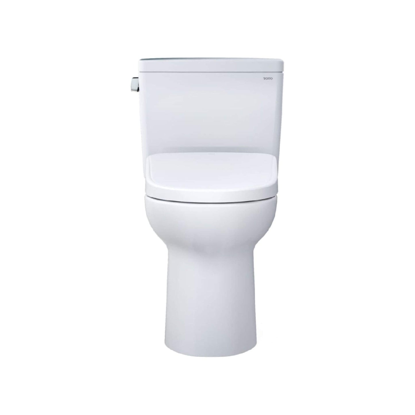 TOTO Drake 1.28 GPF Elongated Chair Height Toilet W/ Washlet S7A Auto Heated Bidet Seat & EWater+ Technlogy