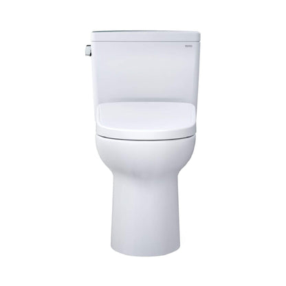 TOTO Drake 1.28 GPF Universal Height Toilet with S7A Auto Open Bidet Seat and 10" Rough In