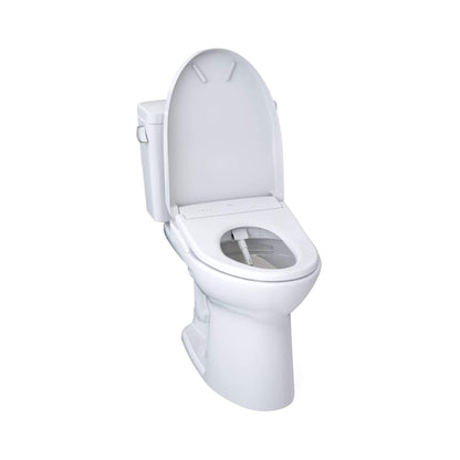 TOTO Drake 1.28 GPF Universal Height Toilet with S7A Auto Open Bidet Seat and 10" Rough In
