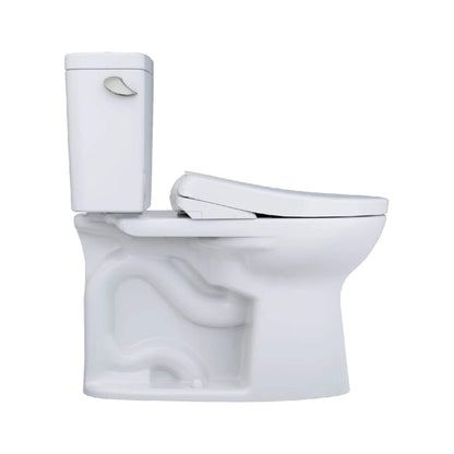 TOTO Drake Washlet S7A with 1.28 GPF Universal Height 10-Inch Rough-In Elongated Bidet Toilet