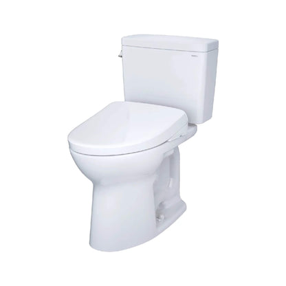 TOTO Drake Washlet S7A with 1.28 GPF Universal Height 10-Inch Rough-In Elongated Bidet Toilet