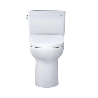 TOTO Drake 1.28 GPF Universal Height Toilet 10-Inch Rough In with Washlet S7 Bidet Seat