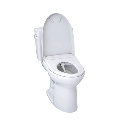 TOTO Drake 1.28 GPF Universal Height Toilet 10-Inch Rough In with Washlet S7 Bidet Seat