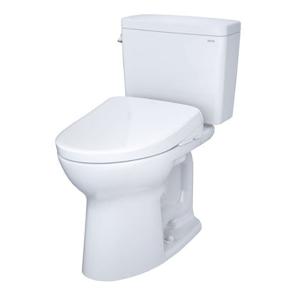 TOTO Drake 1.6 GPF Elongated Chair Height Toilet with Washlet S7A and 10" Rough In