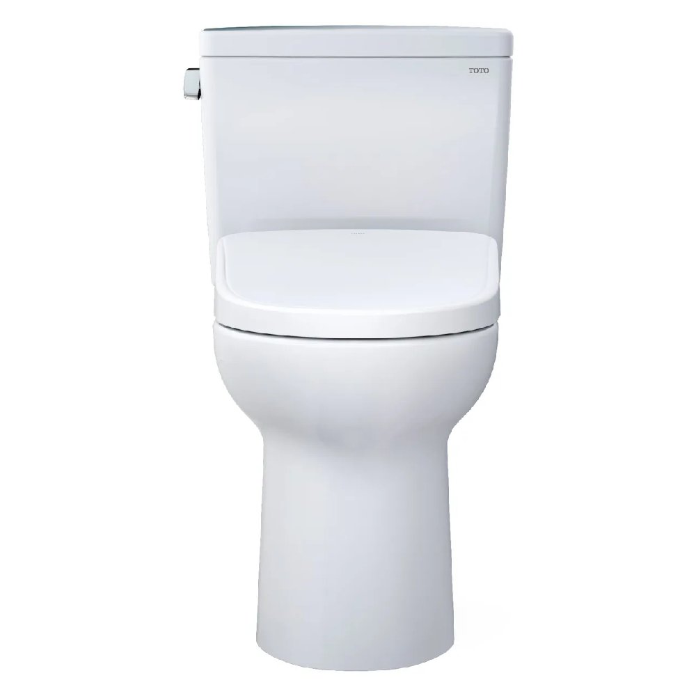 TOTO Drake 1.6 GPF Elongated Toilet with S7A Auto Open Bidet Seat and EWater