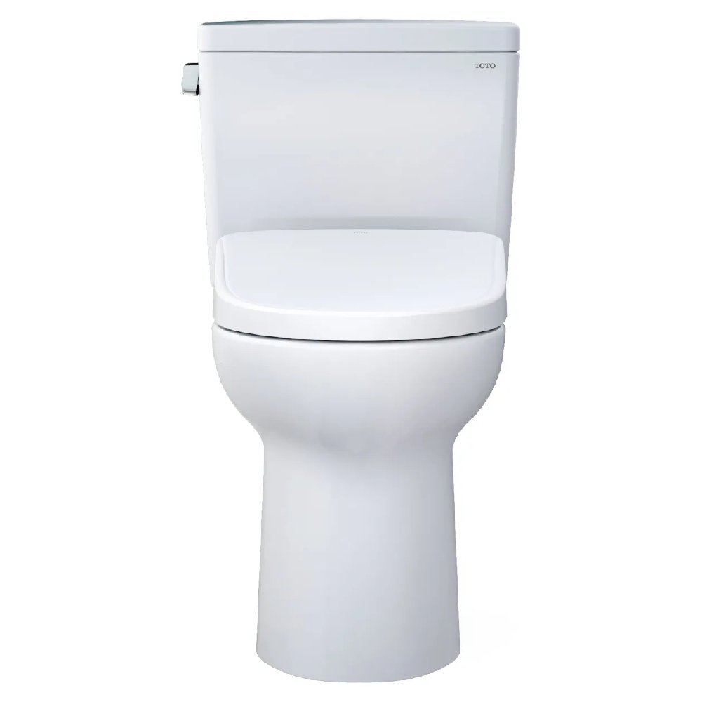 TOTO Drake 1.6 GPF Universal Height Toilet with Washlet S7A Auto Open Bidet Seat