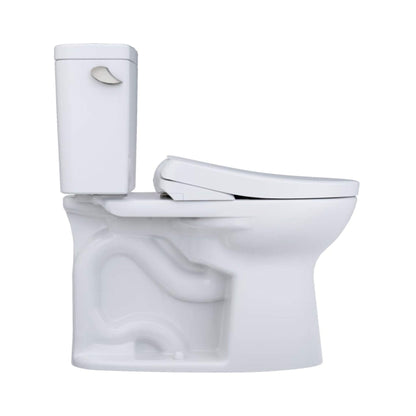 TOTO Drake 1.6 GPF RH Washlet Elongated Bidet Toilet Seat with S7A Auto Open/Close Bidet Seat