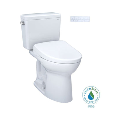 TOTO Drake 1.6 GPF RH Washlet Elongated Bidet Toilet Seat with S7A Auto Open/Close Bidet Seat