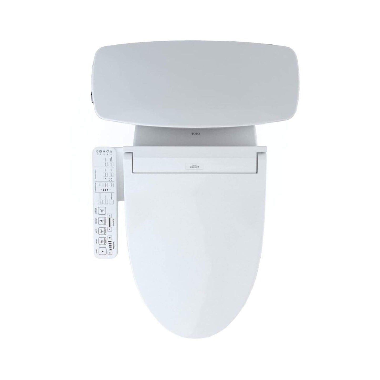 TOTO Drake Transitional Washlet C2 and 1.28 GPF Elongated Chair Height Toilet with Left Hand Lever