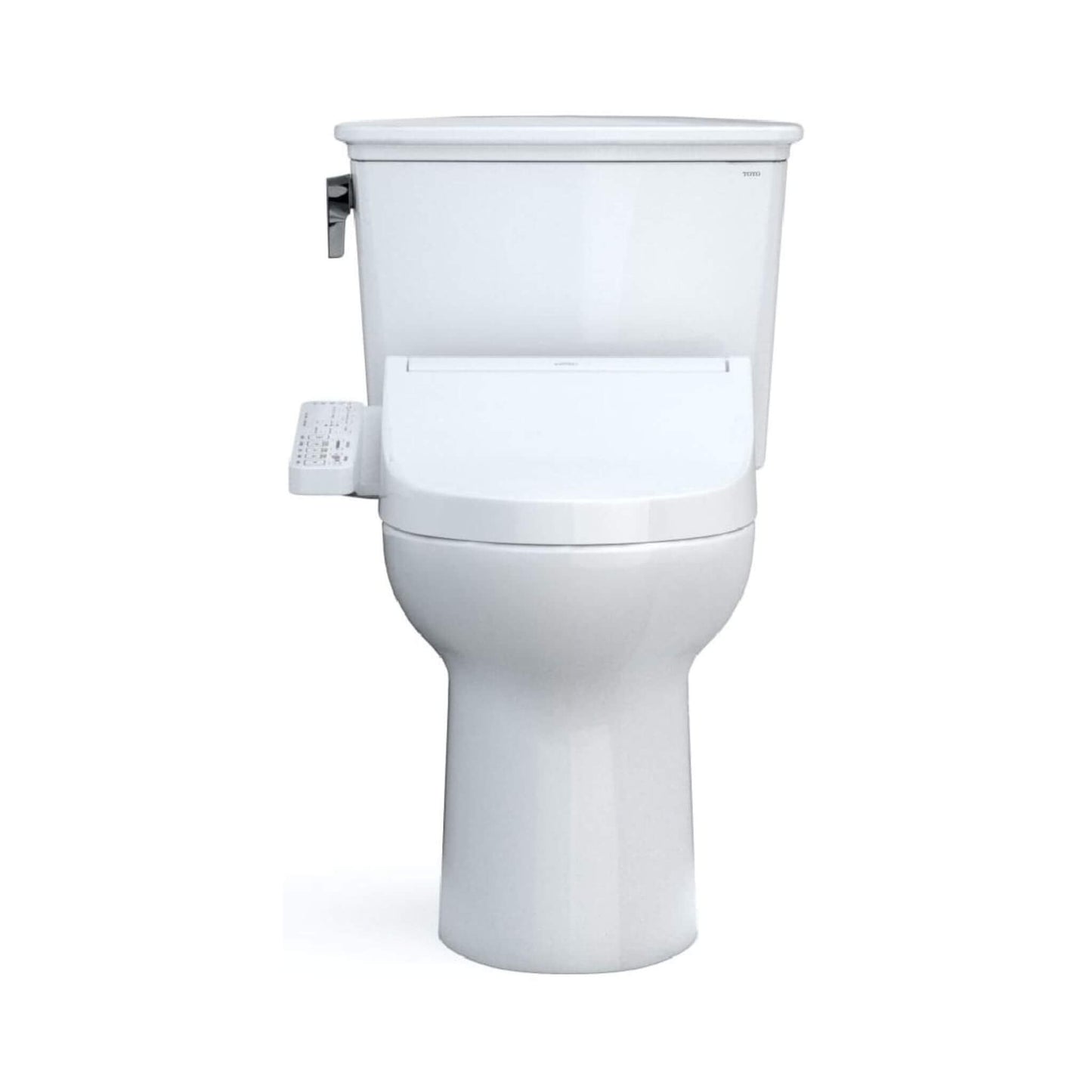 TOTO Drake Transitional Washlet C2 Bidet Seat with 1.28 GPF Elongated Toilet