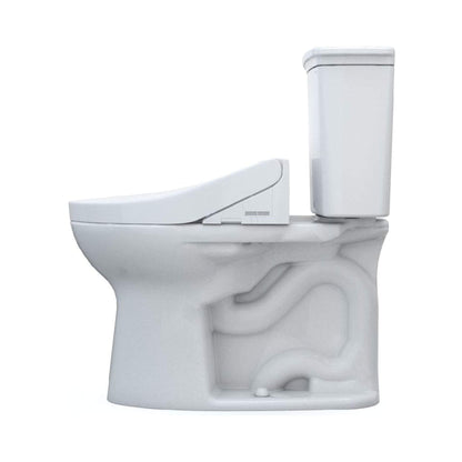 TOTO Drake Transitional Washlet C2 Bidet Seat with 1.28 GPF Elongated Toilet