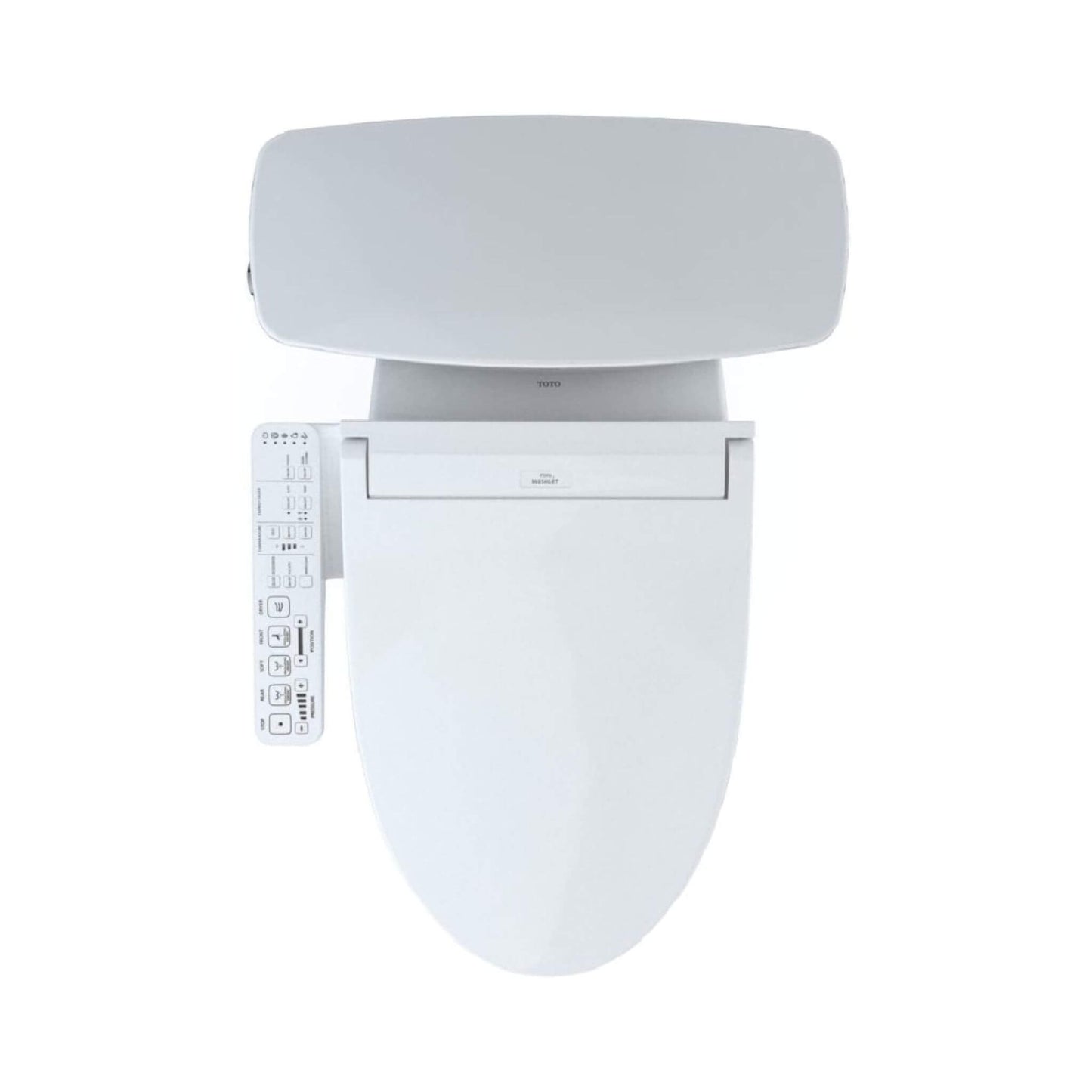 TOTO Drake Transitional Washlet C2 Bidet Seat with 1.28 GPF Elongated Toilet