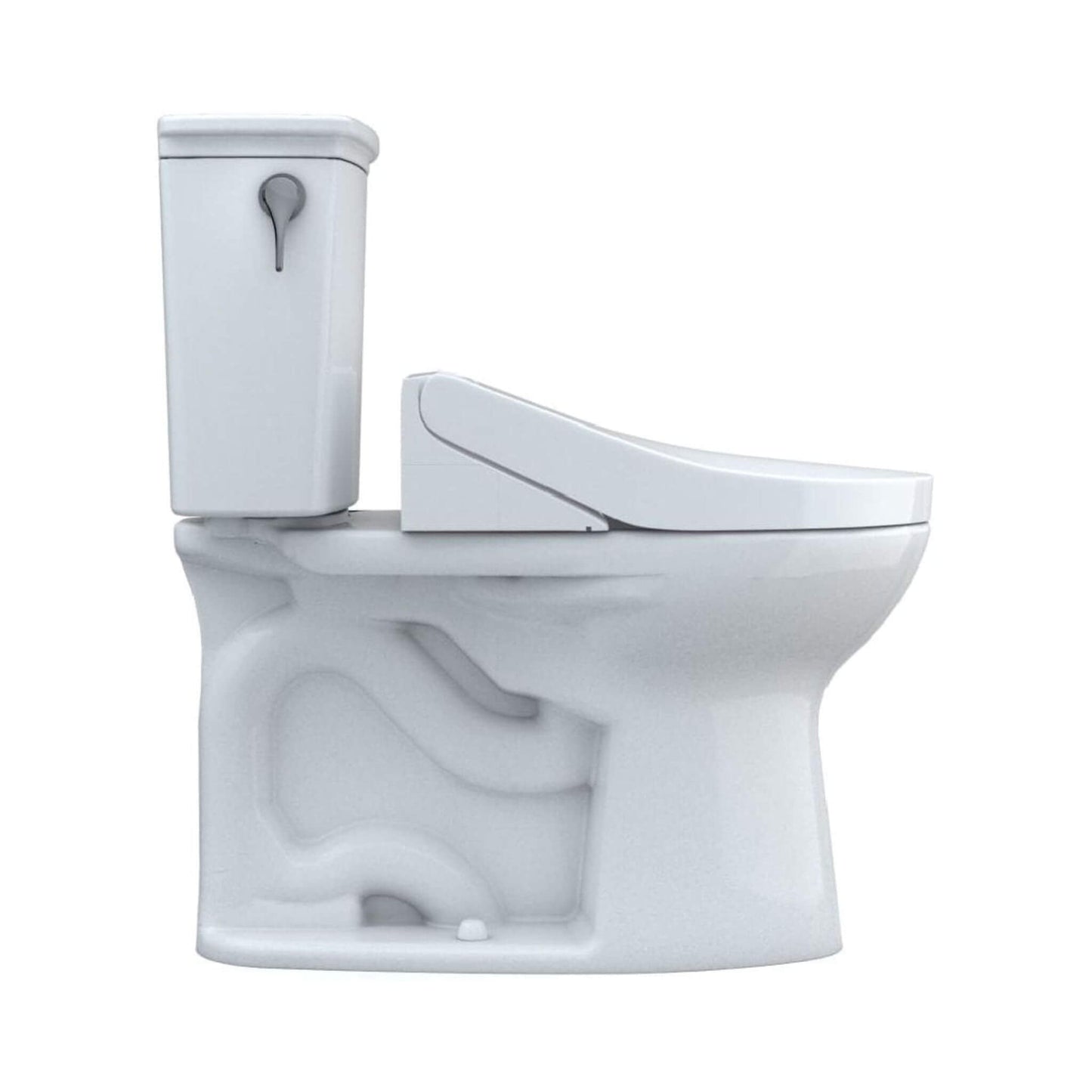 TOTO Drake Transitional Washlet C5 Bidet Seat with 1.28 GPF Universal Height Toilet