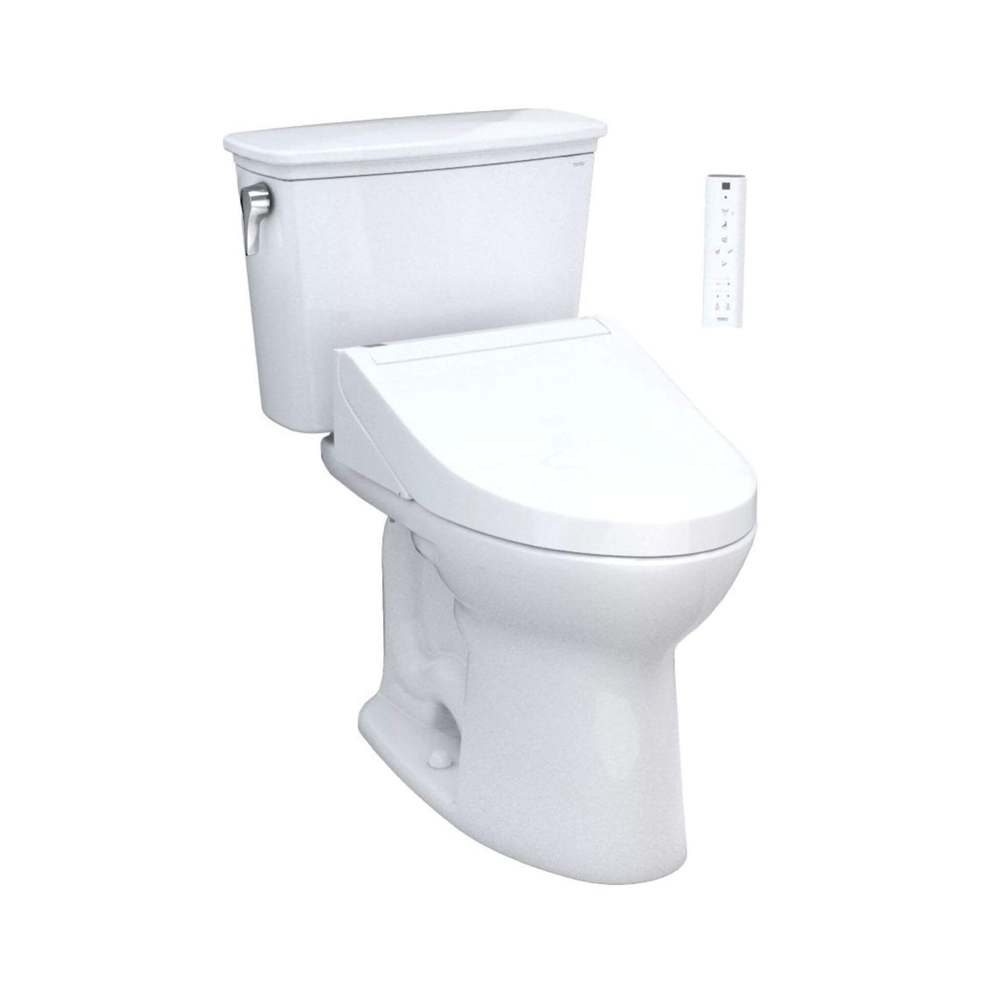 TOTO Drake Transitional Washlet C5 Bidet Seat with 1.28 GPF Universal Height Toilet