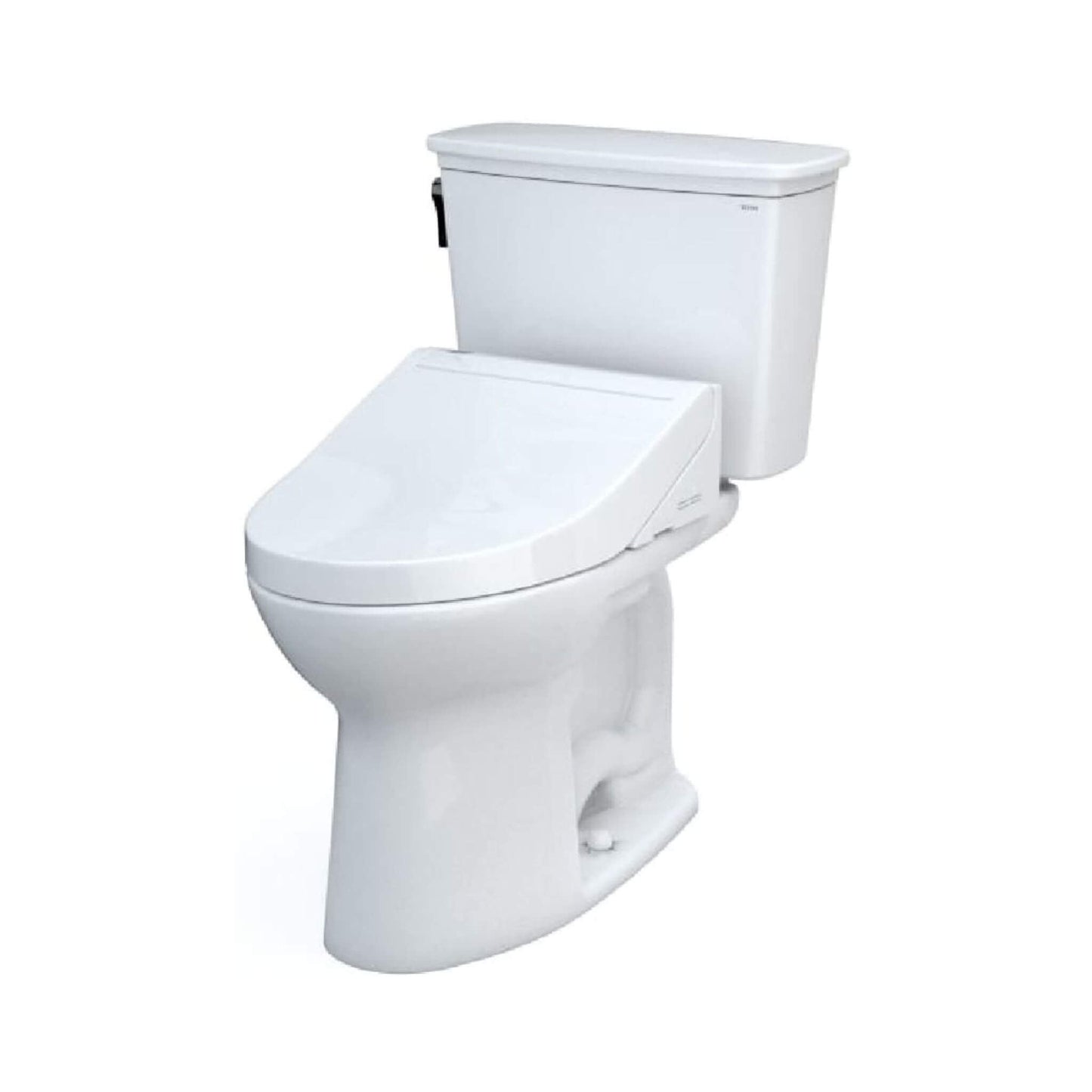 TOTO Drake Washlet C5 with 1.28 GPF Elongated Bidet Toilet with Left Hand Lever