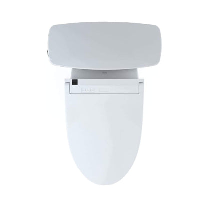 TOTO Drake Washlet C5 with 1.28 GPF Elongated Bidet Toilet with Left Hand Lever