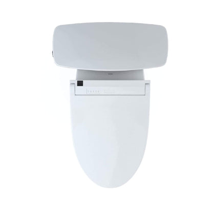 TOTO Drake C5 Bidet Seat with 1.28 GPF Elongated Toilet Left Hand Lever