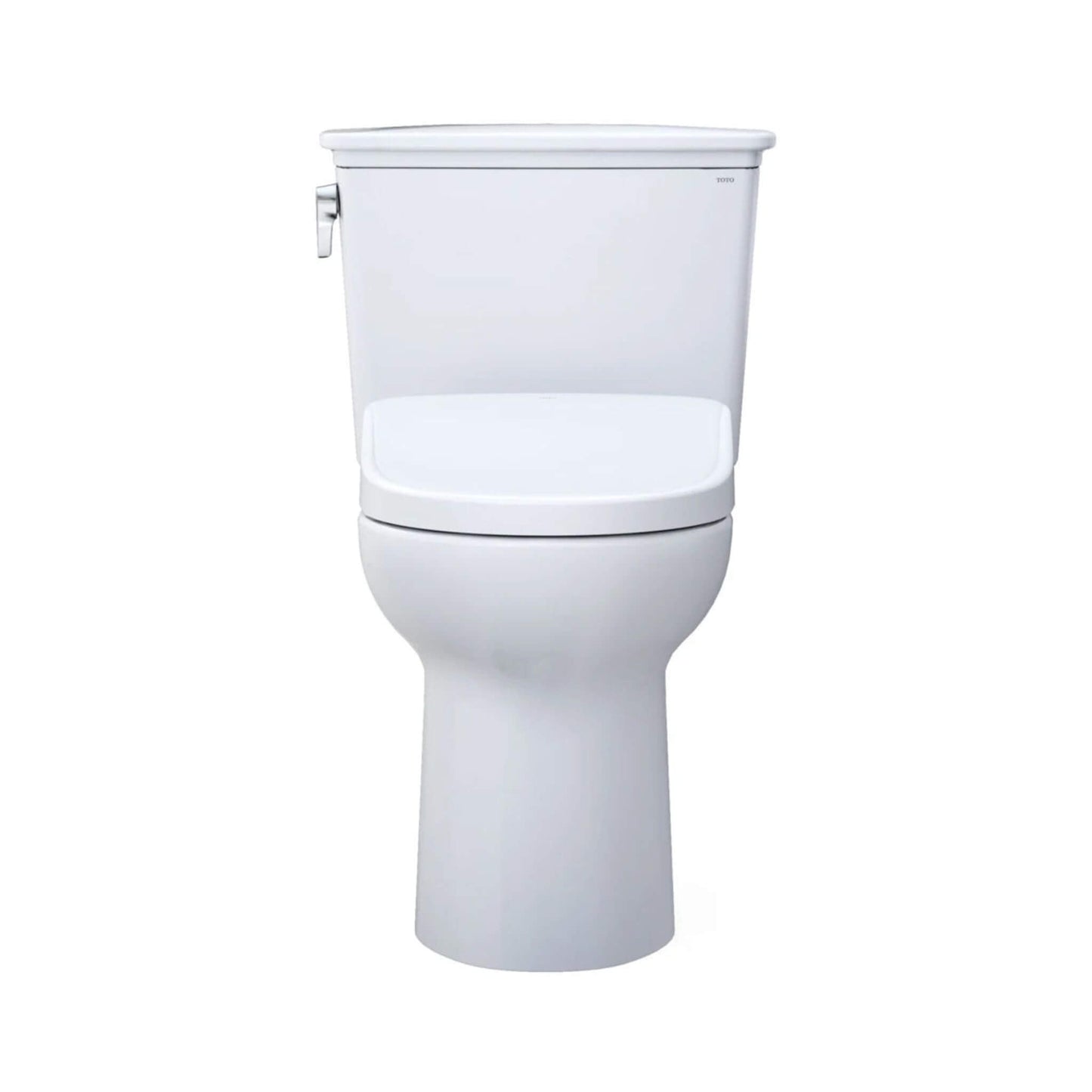 TOTO Drake 1.28 GPF Elongated Chair Height Toilet Seat with Transitional Washlet S7