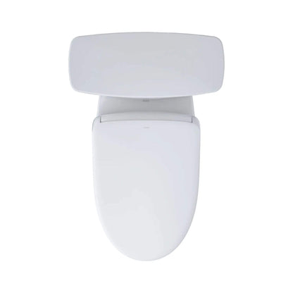 TOTO Drake 1.28 GPF Elongated Chair Height Toilet Seat with Transitional Washlet S7