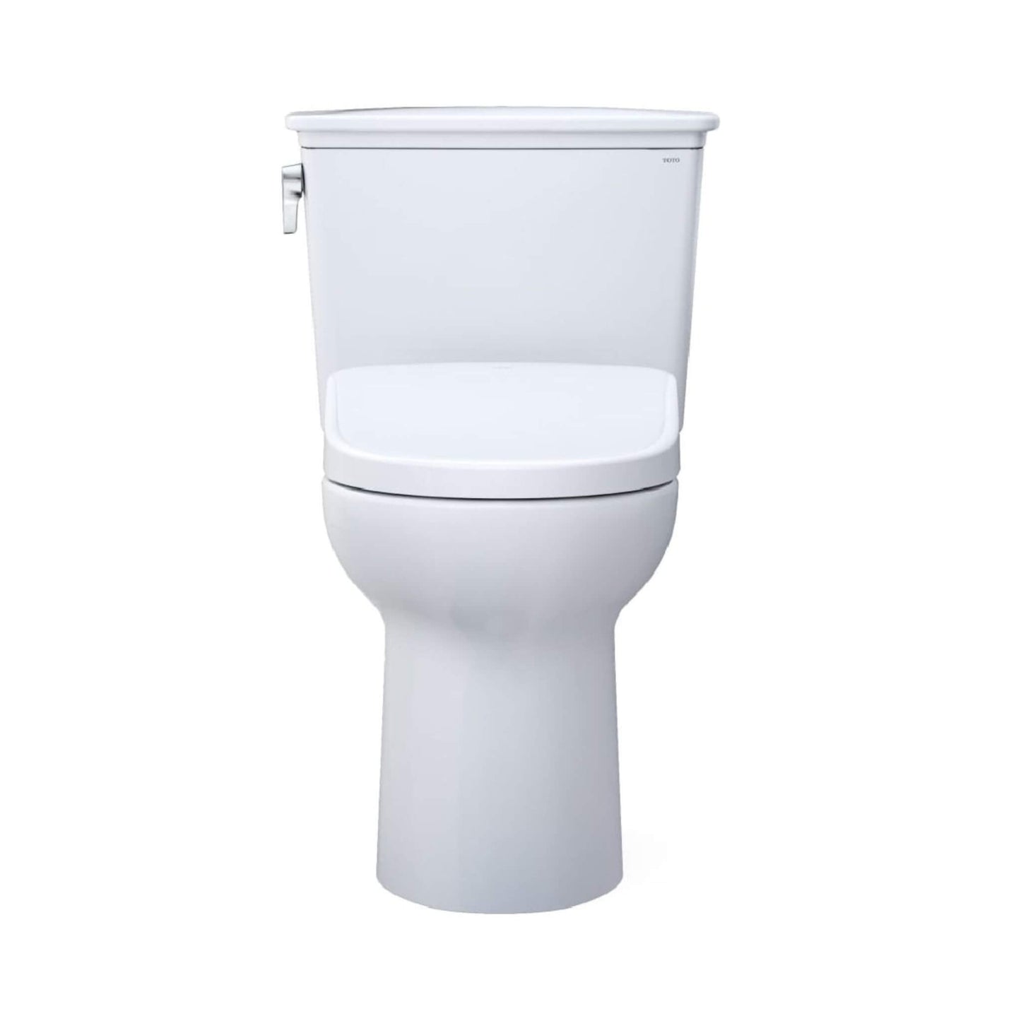 TOTO Drake Elongated Chair Height Transitional Toilet With S7 Bidet Seat and 10" Rough In