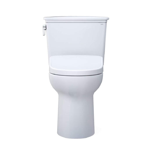 TOTO Drake Elongated Chair Height Transitional Toilet With S7 Bidet Seat and 10" Rough In