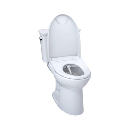 TOTO Drake Elongated Chair Height Transitional Toilet With S7 Bidet Seat and 10" Rough In