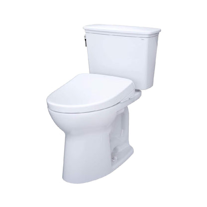 TOTO Drake 1.28 GPF Tornado Flush Washlet Toilet with S7 Bidet Seat