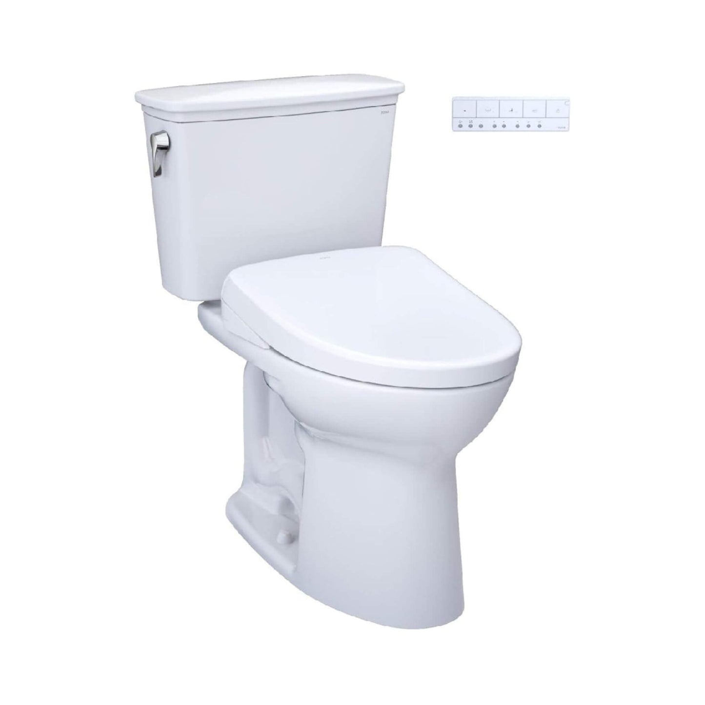TOTO Drake 1.28 GPF Tornado Flush Washlet Toilet with S7 Bidet Seat