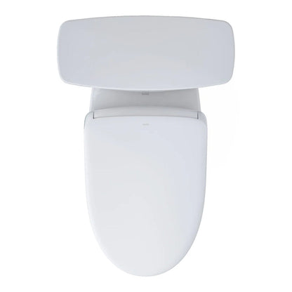 TOTO Drake 1.28 GPF Elongated Chair Height Toilet Seat with Transitional Washlet S7A