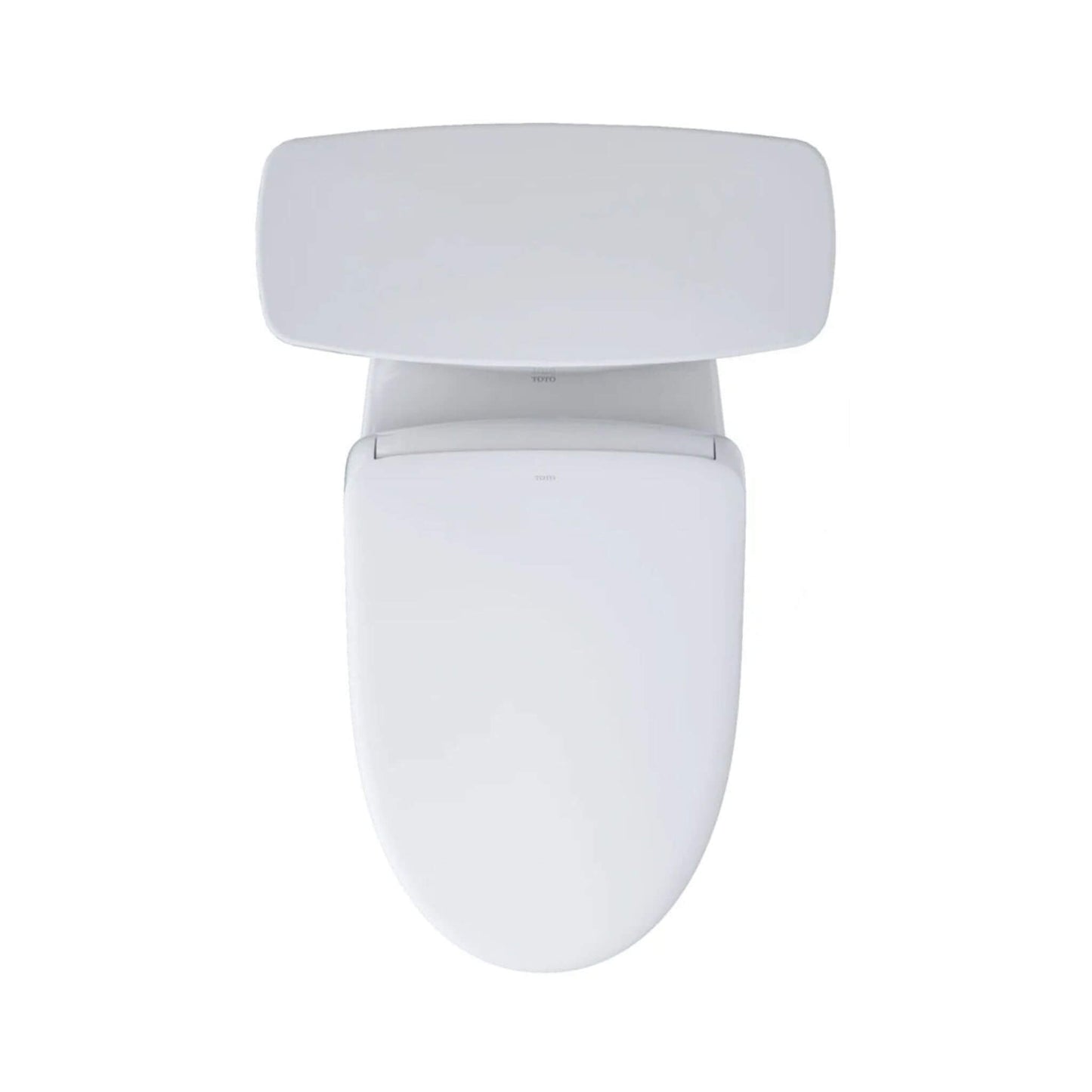 TOTO Drake 1.28 GPF Tornado Flush Toilet with Washlet S7A Bidet Seat