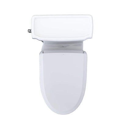 TOTO Guinevere 1.28 GPF Elongated Chair Height Toilet with Washlet+ S7A Tornado Auto Flush