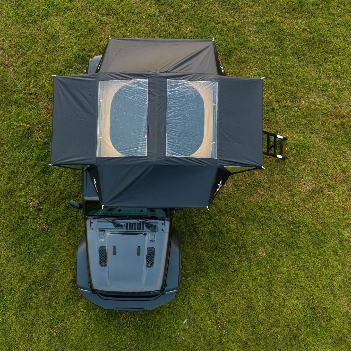 Naturnest Andromeda Khaki Soft Shell Rooftop Tent With Large Panoramic Skylight & YKK Doors