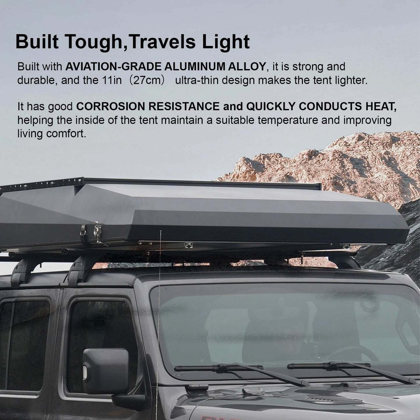Naturnest Sirius 3 Premium 2XL 3-Person Clamshell Rooftop Tent