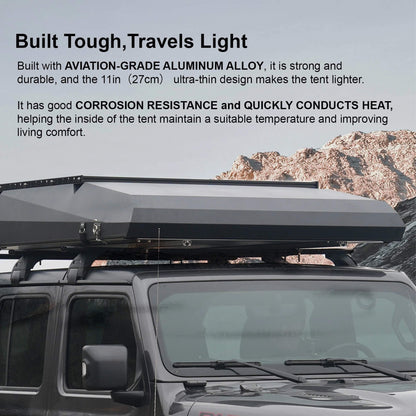 Naturnest Sirius 3 Premium 2XL 3-Person Clamshell Rooftop Tent