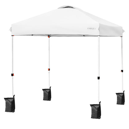 6.6 x 6.6 Feet Outdoor Pop-up Canopy Tent with Roller Bag