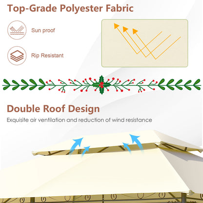 10 Feet x 13 Feet Tent Canopy Shelter with Removable Netting Sidewall
