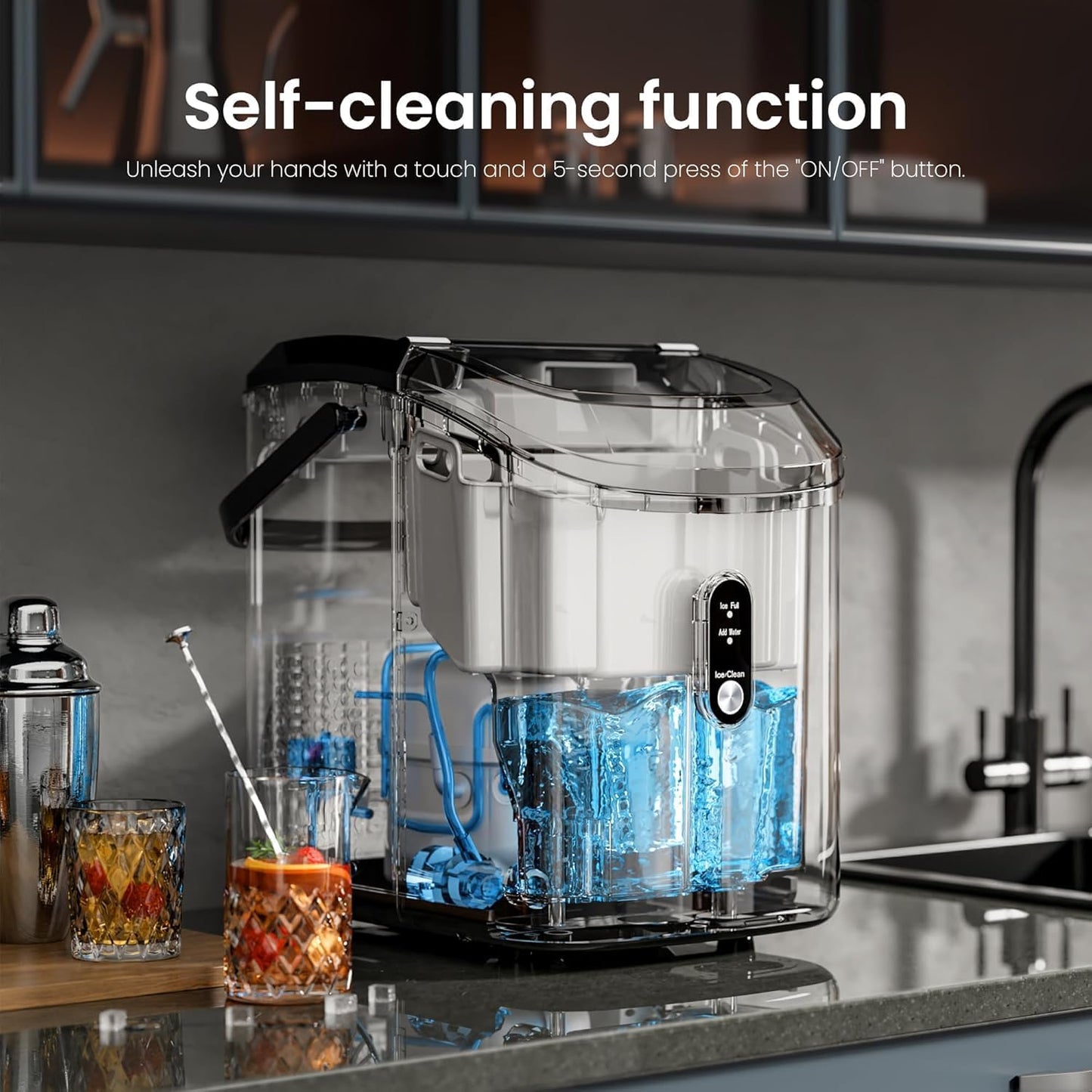 Nugget Sonic Ice Maker Stainless Steel Z5815SNH