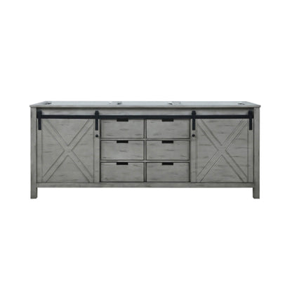 Nuvia 80-Inch Fully Assembled Double Bath Vanity With Soft Close Cabinets [No Countertop]